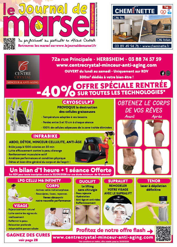 MARSEL 0926 | Le Journal de Marsel (JDM Éditions) Septembre 2026 Colmar