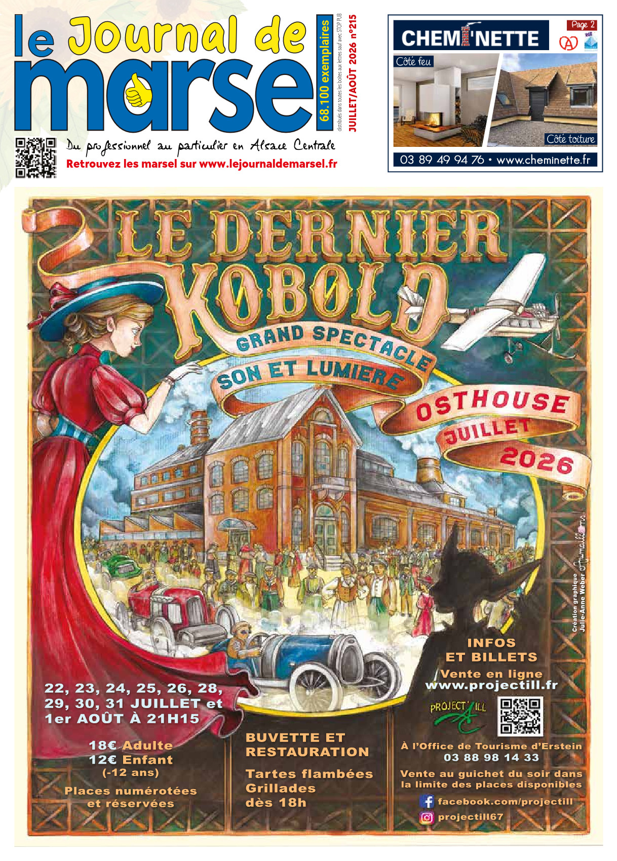PAGE_1 | Le Journal de Marsel (JDM Éditions) Juillet / août 2026 Colmar