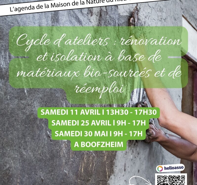 Atelier pratique “enduit terre” Sainte-Marie-aux-Mines