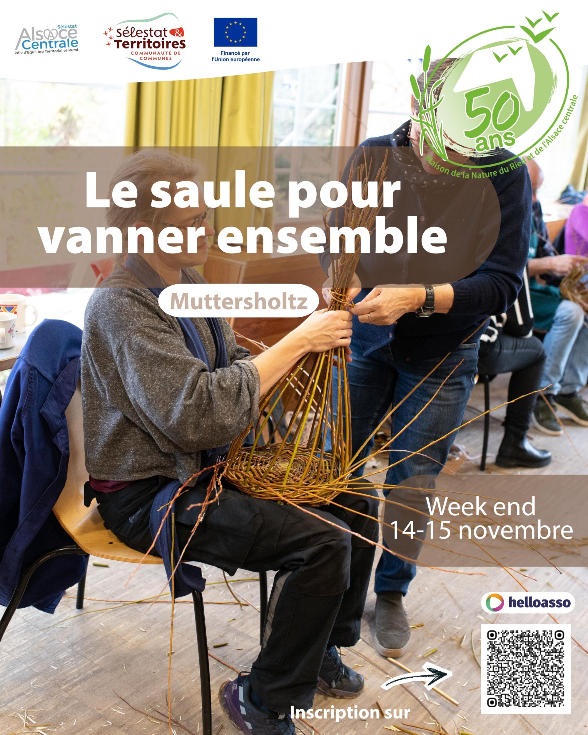 AFFICHE VANNERIE 141126 | Le Journal de Marsel (JDM Éditions) Le saule pour vanner ensemble Barr 0