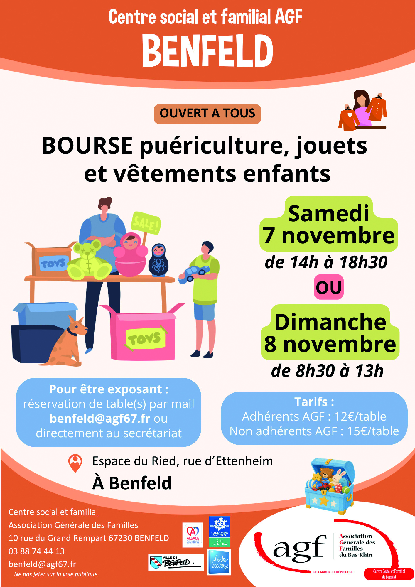 BOURSE 2026 | Le Journal de Marsel (JDM Éditions) Bourse puériculture, jouets et vêtements enfantsbourse puériculture Erstein 0