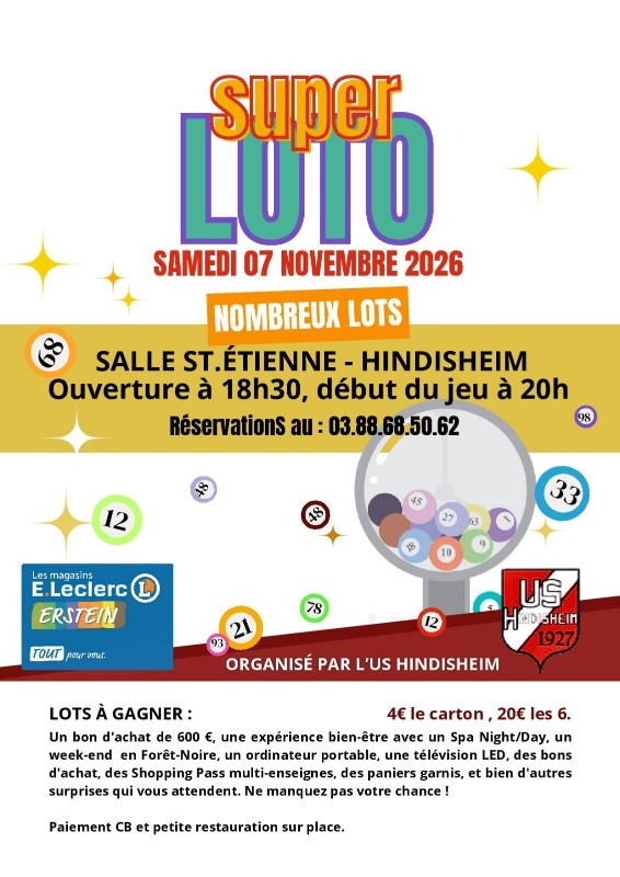 AFFICHE LOTO 07 11 2026 | Le Journal de Marsel (JDM Éditions) Super loto Barr 0