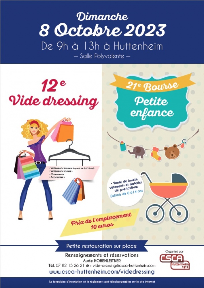 BOURSE PETITE ENFANCE + VIDE-DRESSING