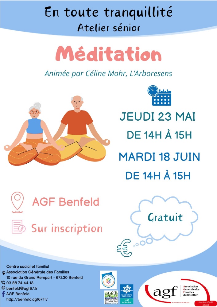 Atelier séniors : Méditation