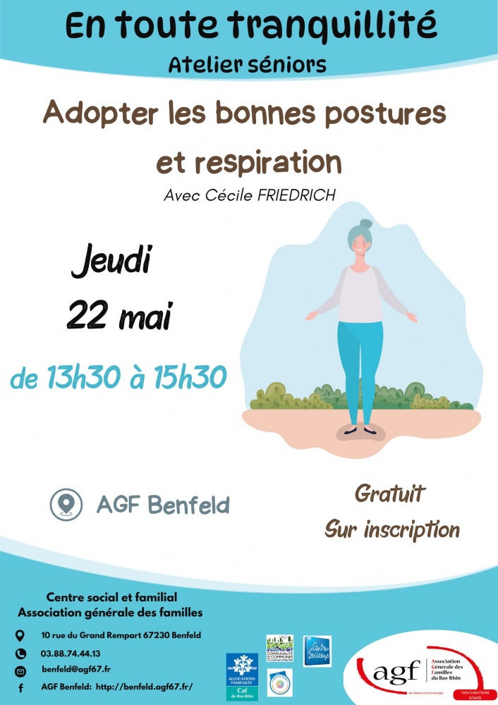 Atelier séniors : Posture et respiration 