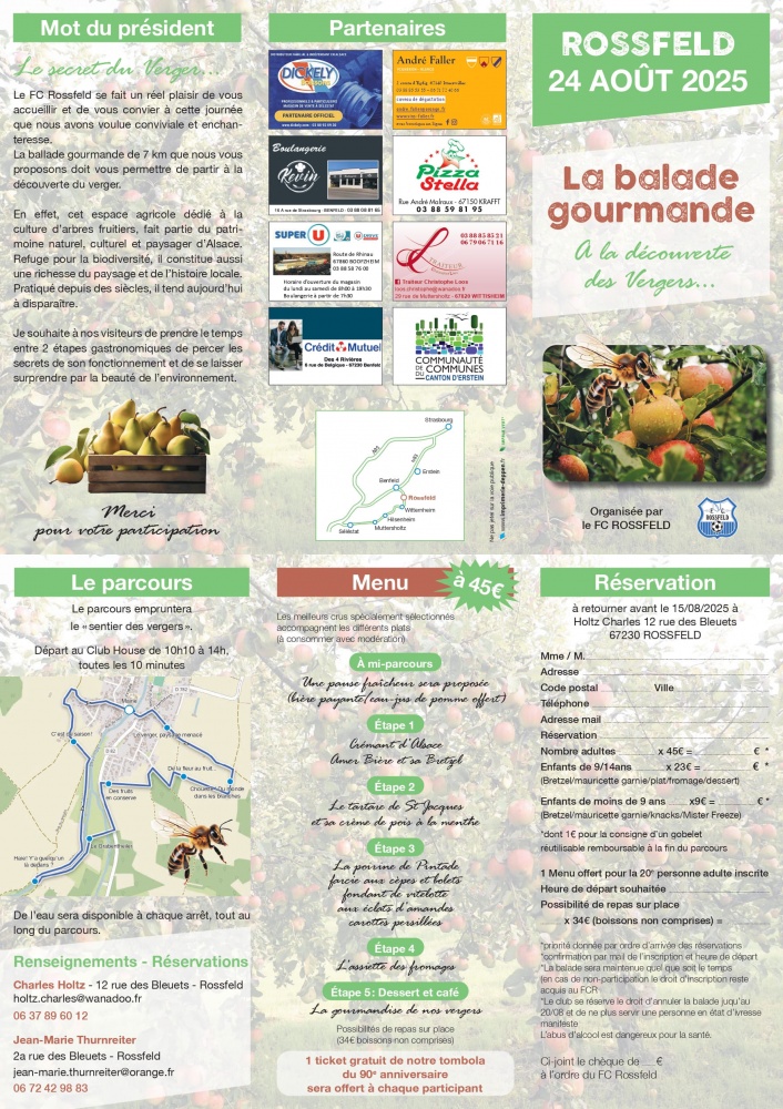 Balade gourmande « A la découverte des vergers » 