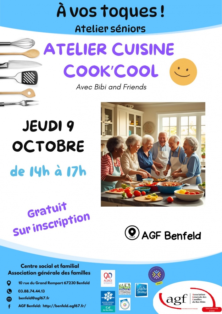 Atelier cuisine séniors : Cook'cool