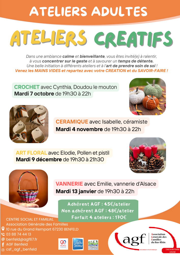 [AGF] Atelier céramique
