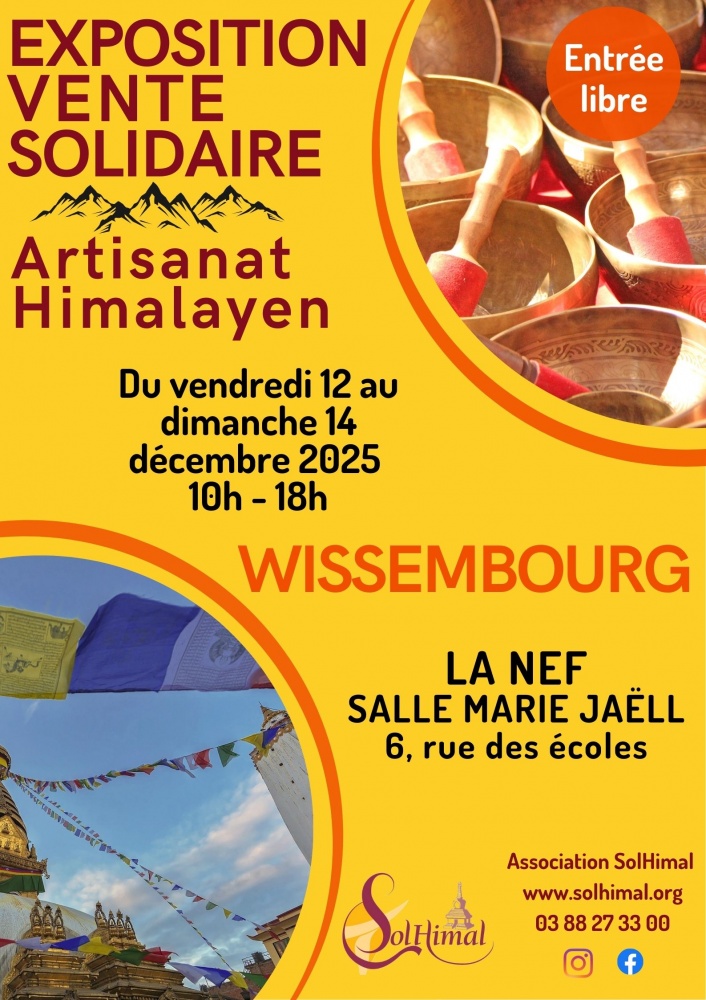 Exposition-vente solidaire d'artisanat himalayen