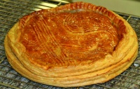 Galette des rois salée aux épinards et fromage blanc