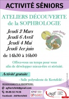 Activité sénior : Découverte de la sophrologie 