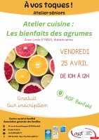 Atelier cuisine séniors : Les agrumes