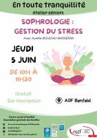 Atelier séniors : Sophrologie et gestion du stress
