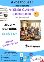 Atelier cuisine séniors : Cook'cool