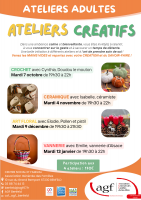 [AGF] Ateliers créatifs spécial adultes 