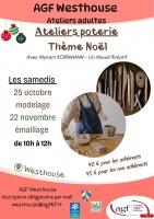 Ateliers adultes : Poterie 