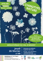 Atelier parent/enfant : cyanotype nature